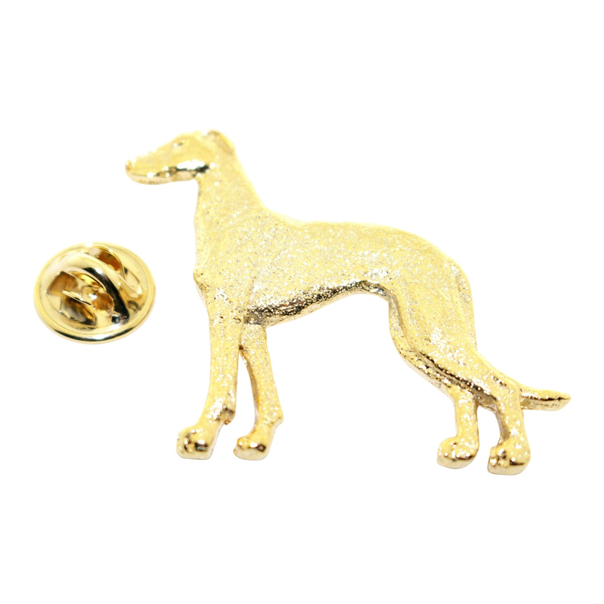 Greyhound Pin ~ 24K Gold ~ Lapel Pin ~ 24K Gold Lapel Pin ~ Sarah's Treats & Treasures